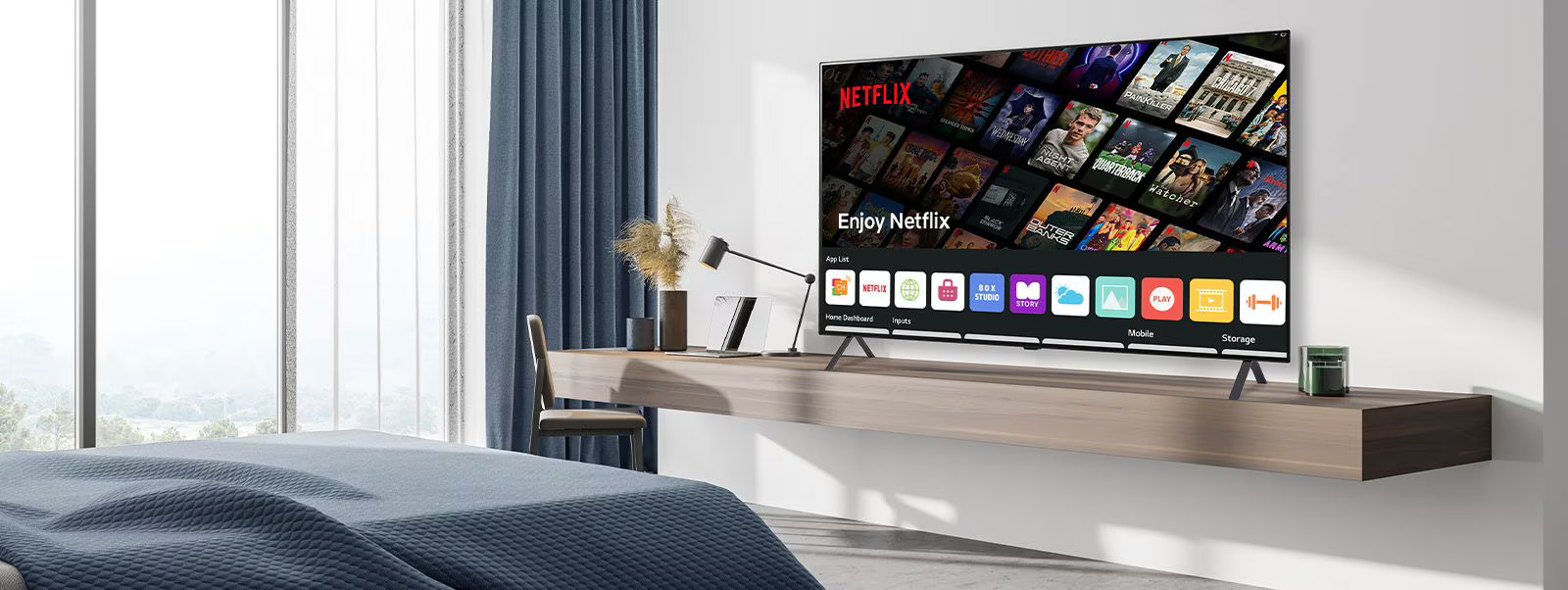 AM960H-NA-05-Easily-Accessible-to-Netflix-Application-Hotel-TV-Commercial-TV-ID-D